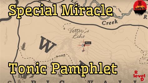 Special Miracle Tonic Recipe in Red Dead Redemption 2