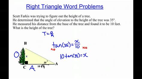 Special Right Triangle Word Problems With Answers PDF