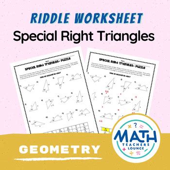 Special Right Triangles Answer Keys Reader