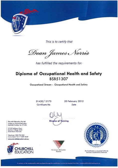 Specialist Diploma in WSH: Advancing Occupational Health and Safety Excellence