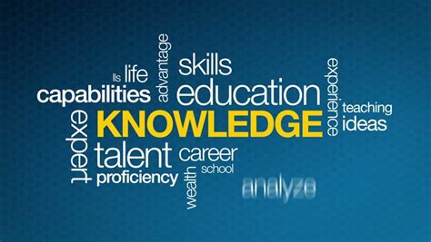 Specialized Knowledge and Skills: