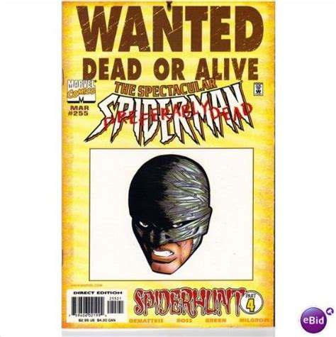 Spectacular Spiderman Variant Wanted Dead or Alive Cover 255 Reader