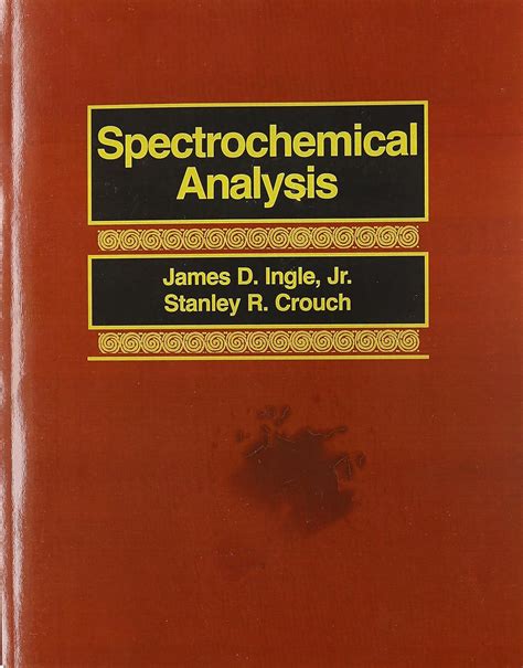 Spectrochemical Analysis Ingle Solution Doc