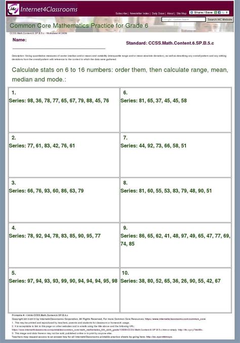 Spectrum Math Answer Key Epub