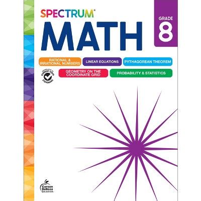 Spectrum Math Workbook Grade 8 Reader