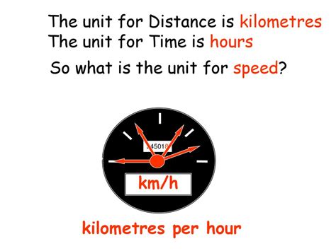 Speed (km/h) = Distance (km) / Time (h)