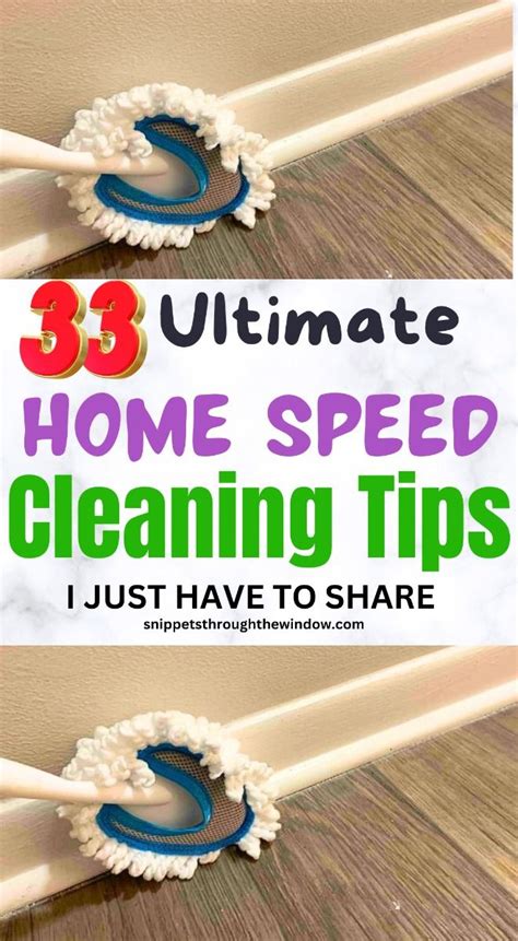 Speed Cleaning Hacks Best tips and advice how to organize your home Kindle Editon