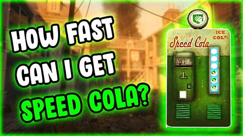 Speed Cola: The Ultimate Guide to Go Fast in Call of Duty Zombies