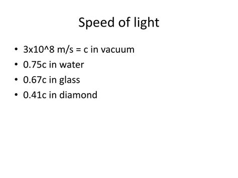 Speed of Light in cm/s: A Comprehensive Exploration