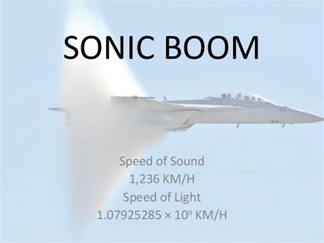 Speed of Sound: 1,236 km/hr