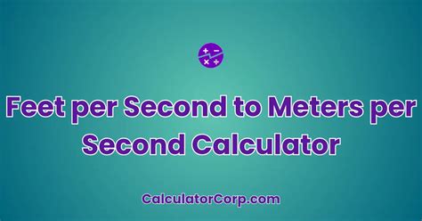 Speed of Sound: From Meters Per Second to Feet Per Second