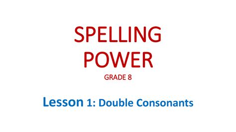 Spelling Power Grade 8 Answers Kindle Editon