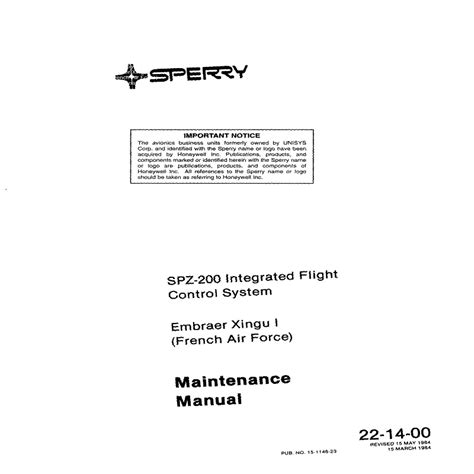 Sperry Spz 200 Autopilot Maintenance Manual PDF Kindle Editon