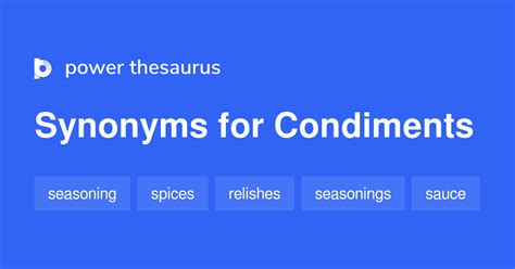 Spice Up Your Content with an Expansive Condiment Thesaurus