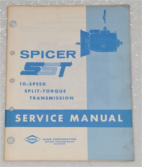 Spicer Sst 1010 Repair Manual Ebook Epub
