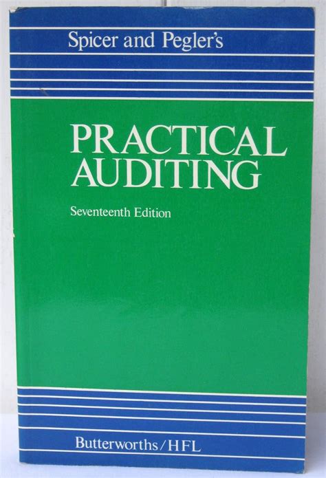 Spicer and Pegler's Practical Auditing 5th Indian Edition Doc