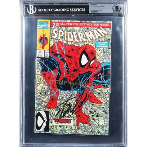 Spider-Man 1 SS 96 Scarce Platinum Edition Signed by Stan Lee and Todd McFarlane INVENTORY 13544 Reader