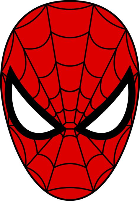 Spiderman Face Template