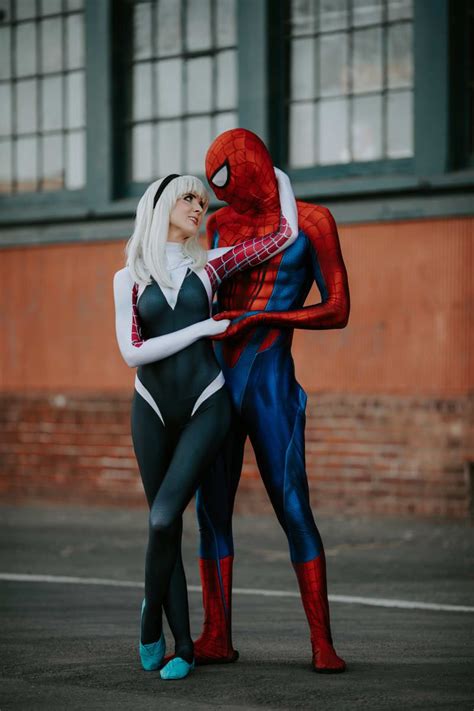 Spiderman and Spider Gwen Costume