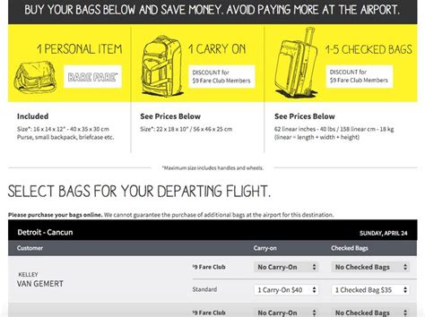 Spirit Airlines’ Comprehensive Guide to Baggage Weight Limits and Fees