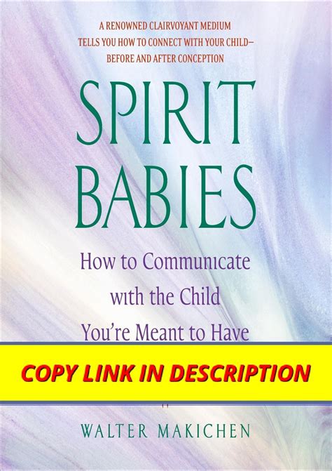 Spirit Babies How to Communicate with the Child Youre Meant to Have PDF