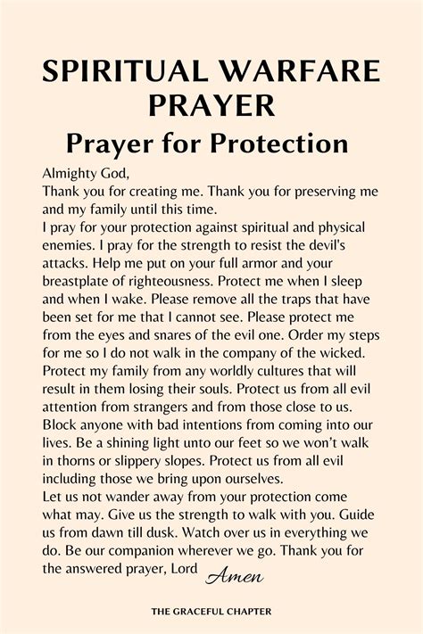 Spiritual warfare prayers for divine power from God to Destroy the Works of Darkness PDF