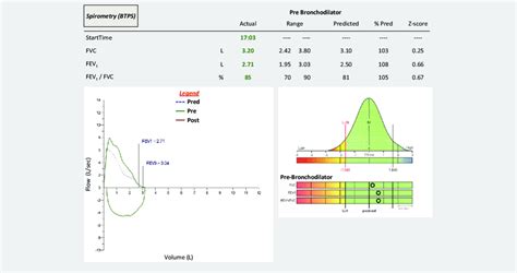 Spirometry Normal Values Chart