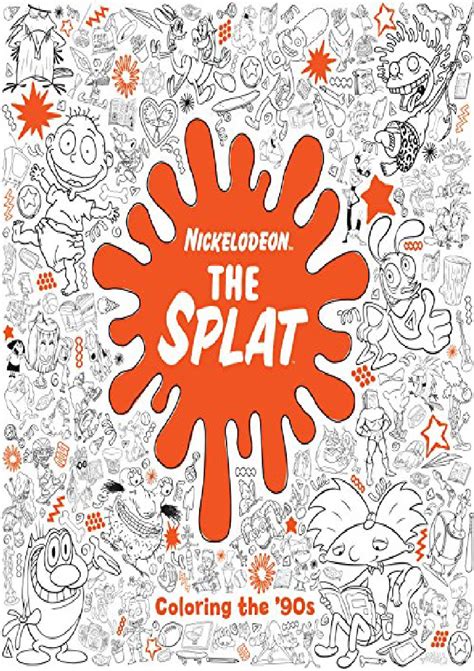 Splat Coloring Nickelodeon Adult Book Reader