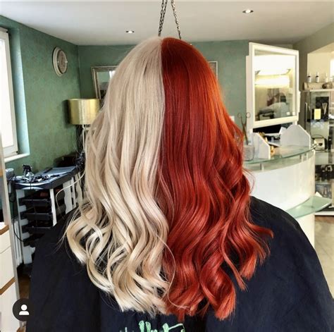 Split Colored Hair: A Daring Trend for Bold Fashionistas