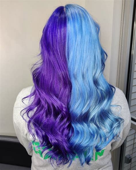 Split-Colored Hair: A Kaleidoscope of Colors