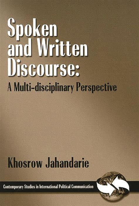 Spoken and Written Discourse A Multi-Disciplinary Perspective Epub