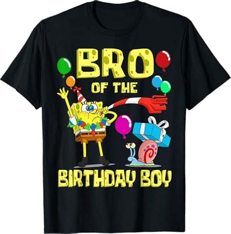 SpongeBob SquarePants Birthday Shirts: A Fun and Festive Way to Celebrate