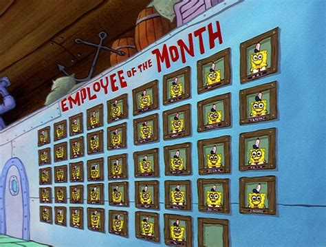 SpongeBob Wins Employee of the Month Again