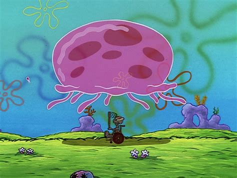 SpongeBob and Jellyfish: A Close Encounter