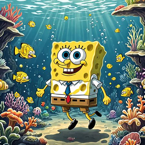 SpongeBob with Jellyfish: An Unforgettable Underwater Adventure