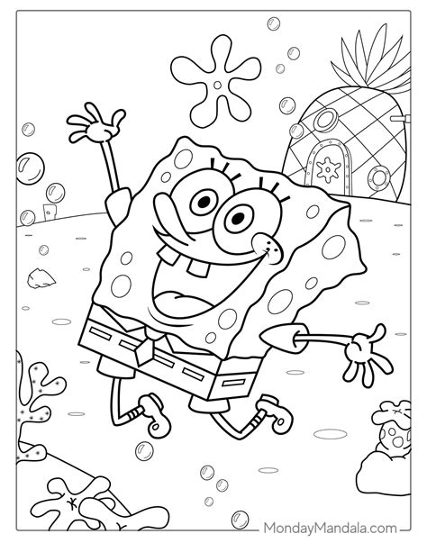 Spongebob Free Printable Coloring Pages