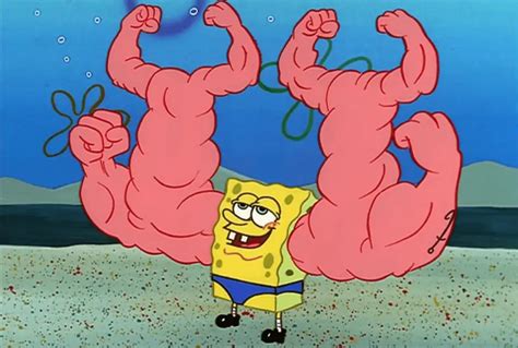 Spongebob Squarepants Muscle Arms: A Guide to Getting Jacked Like the Sponge