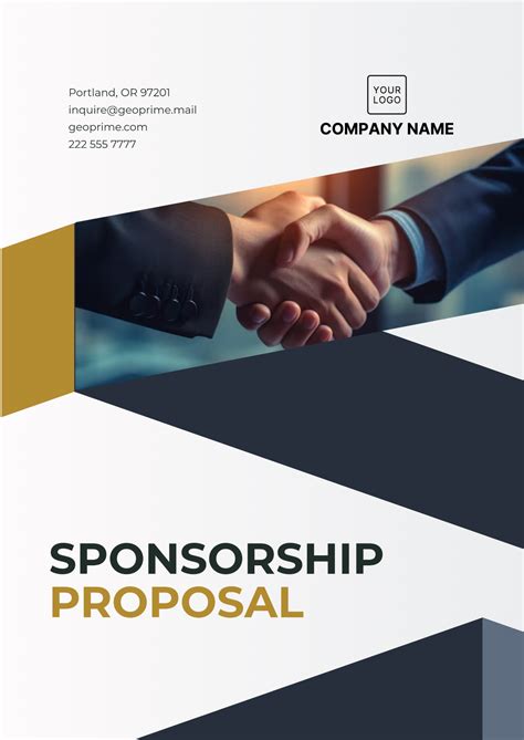 Sponsorship Proposal Template Ebook Reader