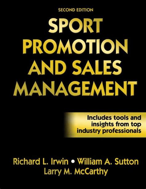 Sport Promotion and Sales Management 2nd Edition Kindle Editon