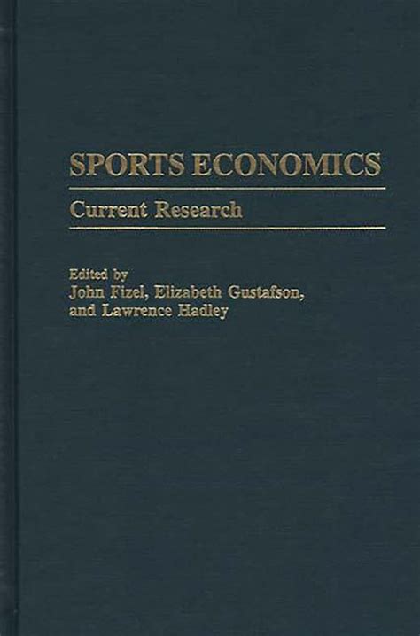 Sports Economics Current Research Epub