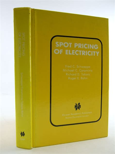 Spot Pricing of Electricity 1st Edition Doc