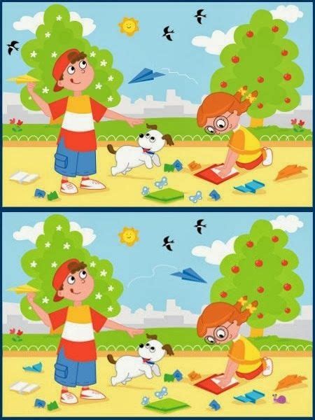 Spot-the-Differences Puzzle Fun PDF