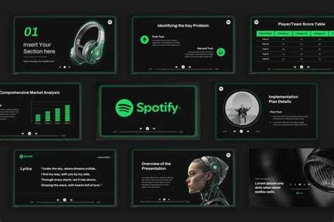 Spotify Google Slides Template