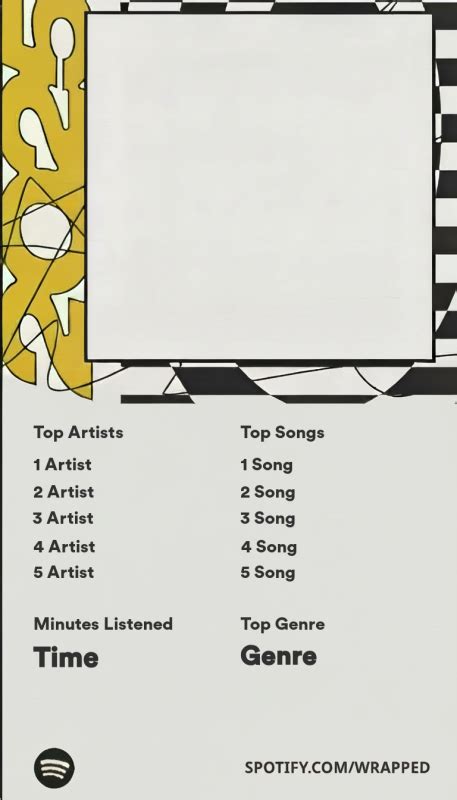 Spotify Wrapped Template Free