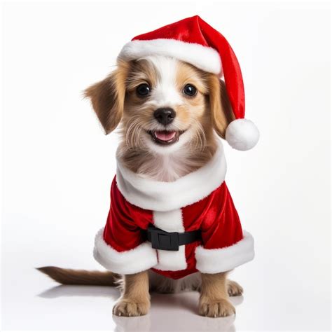 Spread Christmas Cheer with an Enchanting Dog Santa Costume