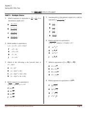 Spring 2011 Algebra 2 Released Sol Answers Kindle Editon