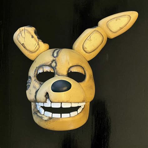 Spring Bonnie Mask Template