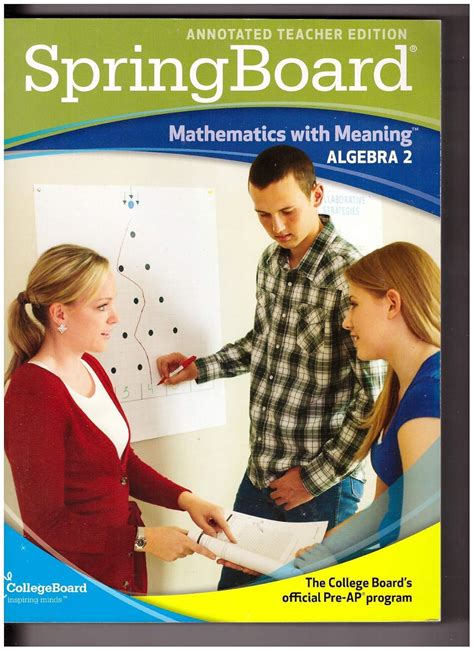 Springboard Mathematics With Meaning Algebra 2 Answers Doc