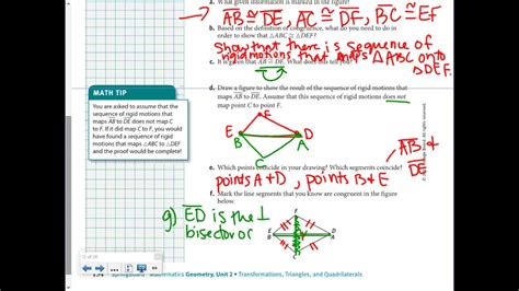 Springboard geometry answer key unit 2 practice Ebook Reader