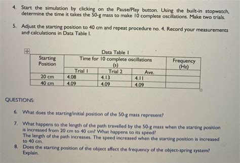 Springs Phet Lab Answers PDF